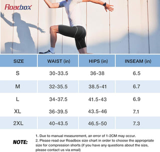 Roadbox Compression Shorts for Men 3 Pack Cool Dry Athletic Workout Underwear Running Gym Spandex Baselayer Boxer Briefs
