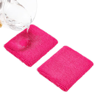 6 Pack Wrist Sweatbands Tennis Wrist Bands Absorbent Sweatbands for Football Basketball Running Athletic Sports and Working Out