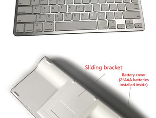 Bluetooth keyboard with stand for mobile, computer, tablet