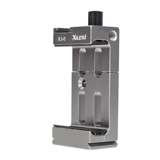 Aluminum Alloy Mobile Phone Clip Photography Camera Head Tripod