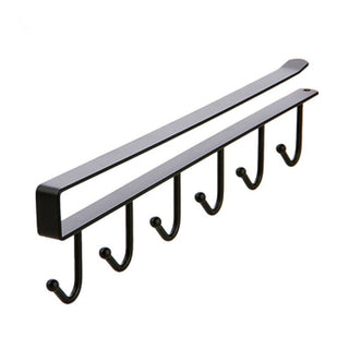 Kitchen Iron Art Nail-free Hooks, Cabinet Storage Racks, Wardrobe Row Hooks, Door Rear Finishing Racks