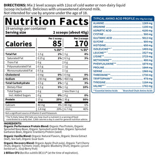 Garden of Life - Sport Organic Plant-Based Protein Vanilla 28.4 Oz.