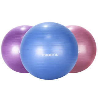 PROIRON Yoga Ball Anti-Burst Exercise Ball Chair with Quick Pump Slip Resistant Gym Ball Supports 500KG Balance Ball for Pilates Yoga Birthing Pregnancy Stability Gym Workout Training