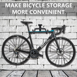 Bike Wall Mount Bike Storage Rack - Foldable - Length and Angle Adjustable - Horizontal Bicycle Rack for Garage,Indoor,Home,Road Bikes,Mountain Bikes,Hybrid Bikes with Screws