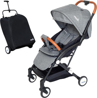 MOON Ritzi Light Weight Travel Cabin Stroller/Pushchair for Baby/Kids/Toddler from 0 Months+ Upto 15 kg, Black/Blue Dots