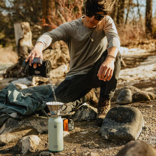 bottlebottle BOTTLE BOTTLE 32oz Insulated Water Bottle Stainless Steel Sport Water Bottle with Straw Dual-use Lid Design for Gym with Pill Box (green)