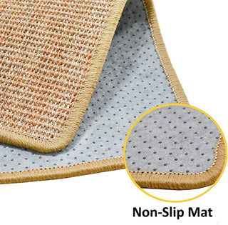 Cat Scratcher Mat, 23.6 X 15.7 Inch Natural Sisal Cat Scratch Mats, Horizontal Cat Floor Scratching Pad Rug, Protect Carpets and Sofas