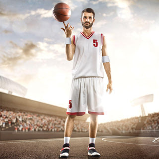 6 Pack Wrist Sweatbands Tennis Wrist Bands Absorbent Sweatbands for Football Basketball Running Athletic Sports and Working Out