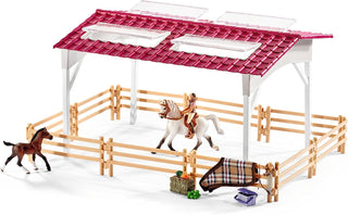 Schleich Horse Club, 44-Piece Playset, Horse Toys for Girls and Boys 5-12 years old Riding Center with Rider and Horses