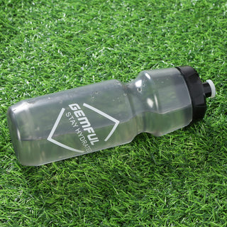 GEMFUL Bike Water Bottle BPA Free 750ml 2 Pack (Black+white)