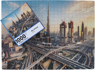 Curve 500 Pieces My Dubai Jigsaw Puzzle Fun for Adults and Kids Brain Teaser Educational Puzzle Family Activity Multicolor - Curve