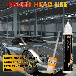 DORPETLY Touch Up Paint for Cars, Easy & Quick Auto Car Paint Scratch Repair, Two-In-One Automotive Car Touch Up Scratch Remover Pen for vehicles, Erase Car Scratches, 0.4oz (Black-1pcs)