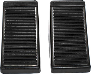 Maxxhaul 70472 Solid Rubber Heavy Duty Black Wheel Chock 2-Pack, 8" X 4" X 6"