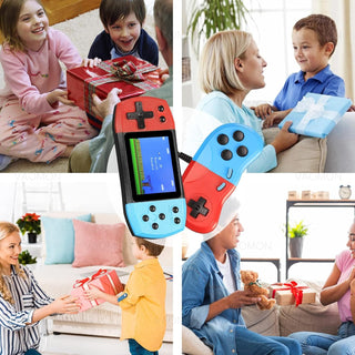 Kids Handheld Game Portable Video Game Player, 620 Classical Games, Retro handheld Game Console with Portable Shell, Rechargeable Hand Held Game Support Connecting TV & 2 Players, Best Gift for Child