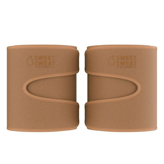 Sports Research Sweet Sweat Thigh Trimmers for Men & Women Increases Heat and Sweat Production to The Thigh Area Includes Mesh Carrying Bag (Medium, Yellow)