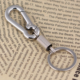 Maycom® Retro Style Simple Strong Carabiner Shape Keychain Key Chain Ring Keyring Keyfob Key Holder