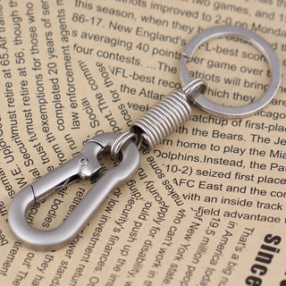 Maycom® Retro Style Simple Strong Carabiner Shape Keychain Key Chain Ring Keyring Keyfob Key Holder