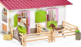 Schleich Horse Club, 44-Piece Playset, Horse Toys for Girls and Boys 5-12 years old Riding Center with Rider and Horses