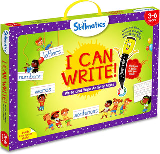 Skillmatics Educational Toy - I Can Write, Perfect Preschool & Kindergarten Learning Activity for Kids, Toddlers, Supplies for School/Classroom, Gifts for Girls & Boys Ages 3, 4, 5, 6