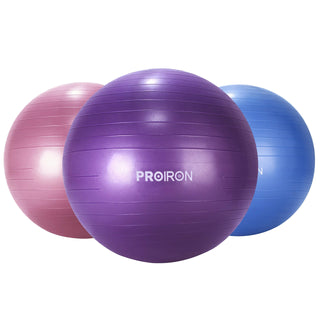 PROIRON Yoga Ball Anti-Burst Exercise Ball Chair with Quick Pump Slip Resistant Gym Ball Supports 500KG Balance Ball for Pilates Yoga Birthing Pregnancy Stability Gym Workout Training