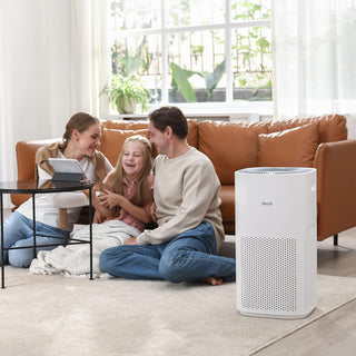 LEVOIT Air Purifiers for Large Home Bedroom 83m², CADR 400m³/h, Alexa Enabled, H13 HEPA Filter with PM2.5 Intelligent Air Quality Sensor, Removes 99.97% Pollen Allergy Dust Smoke Pet, Auto Mode, White