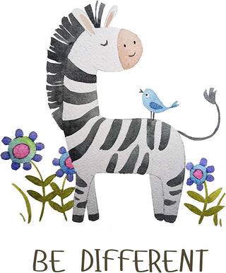 Pepper & Moose Baby Nursery Decor - Jungle Safari Animal Unframed Wall Art -Set of 6 Posters 8x10 - Lion, Giraffe, Elephant, Monkey, Zebra, Hippo with Inspirational Quotes for Boy Girl Kids