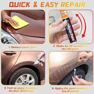 Galitoon Grey Touch Up Paint Pen for Cars, Car Paint Scratch Repair, Two-In-One Car Touch Up Paint Fill Paint Pen, Quick & Easy Solution to Repair Minor Automotive Scratches 0.8 fl oz