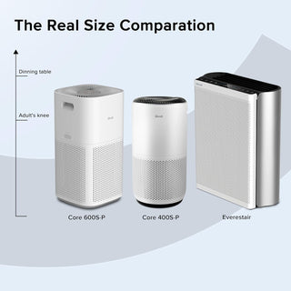 LEVOIT Air Purifiers for Large Home Bedroom 83m², CADR 400m³/h, Alexa Enabled, H13 HEPA Filter with PM2.5 Intelligent Air Quality Sensor, Removes 99.97% Pollen Allergy Dust Smoke Pet, Auto Mode, White