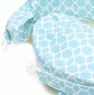 My Brest Friend Deluxe Nursing Pillow for Breastfeeding & Bottle Feeding, Enhanced Posture Support Feeding Pillow, Double Straps & Removable Extra Soft Slipcover, Evening Grey