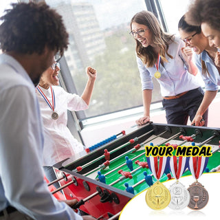 Excefore Award Metal Kids Winner Medals for Kids, Gold Silver and Bronze Medals with Trophy Pattern 1st 2nd 3rd Prizes for Sports Award, Competitions, Party Favors and Decorations(12 Pcs)