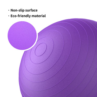 PROIRON Yoga Ball Anti-Burst Exercise Ball Chair with Quick Pump Slip Resistant Gym Ball Supports 500KG Balance Ball for Pilates Yoga Birthing Pregnancy Stability Gym Workout Training