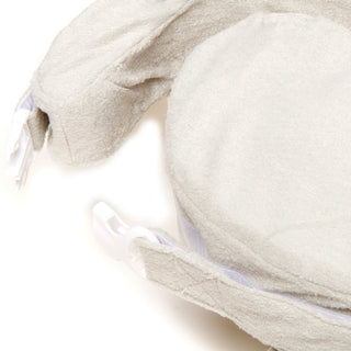 My Brest Friend Deluxe Nursing Pillow for Breastfeeding & Bottle Feeding, Enhanced Posture Support Feeding Pillow, Double Straps & Removable Extra Soft Slipcover, Evening Grey