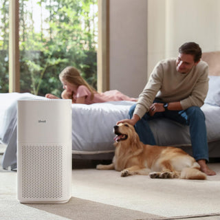 LEVOIT Air Purifiers for Large Home Bedroom 83m², CADR 400m³/h, Alexa Enabled, H13 HEPA Filter with PM2.5 Intelligent Air Quality Sensor, Removes 99.97% Pollen Allergy Dust Smoke Pet, Auto Mode, White