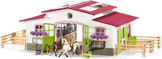 Schleich Horse Club, 44-Piece Playset, Horse Toys for Girls and Boys 5-12 years old Riding Center with Rider and Horses