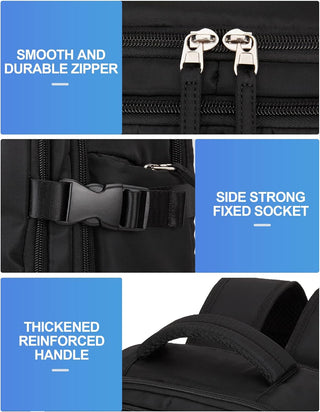 Dorany Extra Large Travel Backpack for Women as Person Item Flight Approved, 40L Carry On Backpack, 17 Inch Laptop Backpack, Waterproof Backpack, Hiking Backpack, School Bag
