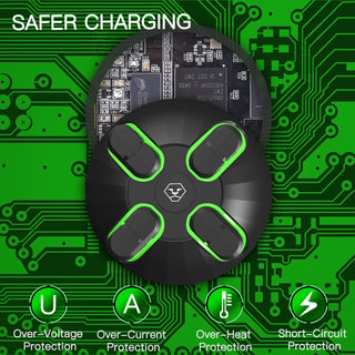 4 x 1100mAh Rechargeable Controller Battery Packs Compatible with Xbox Series X/Xbox Series S/Xbox One/Xbox One S/X/Elite Controller, 4 Slot Battery Station and Charging Station for Controllers