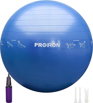 PROIRON Yoga Ball Anti-Burst Exercise Ball Chair with Quick Pump Slip Resistant Gym Ball Supports 500KG Balance Ball for Pilates Yoga Birthing Pregnancy Stability Gym Workout Training