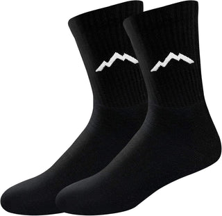 Ranger Sport Men's Heavy Duty Cotton Crew Athletic Socks, Pack of 3
