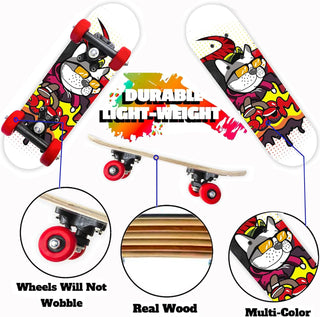 Versa-Marts Mini Cruiser Skateboard, Best Kids' Skateboard for Beginners with Unique Technology and High Performance Features