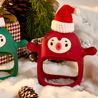 Smily Mia Breastfed Baby Pacifiers, Baby TeethingToys for 0-6Months, Baby Teethers for 3-6Months, Hand Teether For Infants, Baby Essentials&Baby Registry for New Born, Baby Must Need Items, light blue