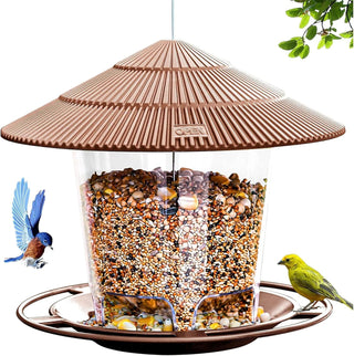THE WHITE SHOP Bird Feeders for Outside, Bird Feeder, Wild Bird Seed for Outside Feeders