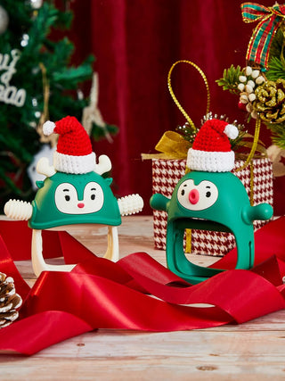 Smily Mia Breastfed Baby Pacifiers, Baby TeethingToys for 0-6Months, Baby Teethers for 3-6Months, Hand Teether For Infants, Baby Essentials&Baby Registry for New Born, Baby Must Need Items, light blue