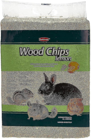 Padovan Wood Chips Lemon Natural Wood Fiber 4Kg