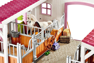 Schleich Horse Club, 44-Piece Playset, Horse Toys for Girls and Boys 5-12 years old Riding Center with Rider and Horses