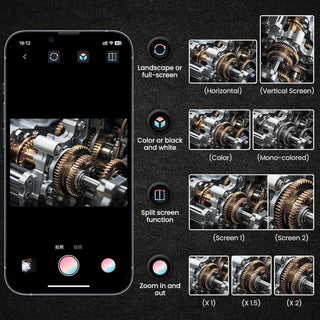 BOGYKIK Endoscope,Inspection Camera with 16.4FT, Endoscope Camera with Light,1920P HD Borescope with 9 LED Lights, inspection camera,Endoscope Semi-Rigid Snake Camera, endoscope 7.9mm IP67 Waterproof