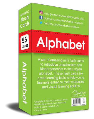 Amazing Flash Cards Alphabet: Early Development Of Preschool Toddler (55 Cards)