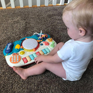 Baby Musical Toys,Baby Toys 12 to 18 Months Toddler Toy 6-in-1 Kids Keyboard Piano Drum Musical Instruments Toy Learning Educational Tabletop Game Toy Birthday Gift for 1 2 3 Years Old Girls Boys