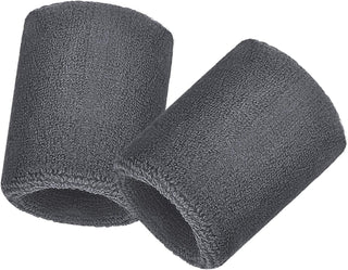 6 Pack Wrist Sweatbands Tennis Wrist Bands Absorbent Sweatbands for Football Basketball Running Athletic Sports and Working Out