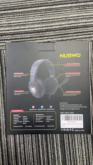 NUBWO Gaming Headset Mic for Xbox one PS4 PC Stereo Gamer Headphones with Microphone Computer Xbox one s Playstation 4 Xbox 1 x Games