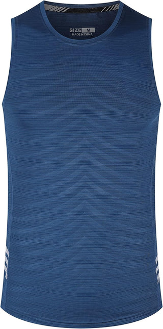 Rldym Men's Sleeveless Sports Undershirt Quick Dry Muscle Tank Tops Base Layer Vests Breathable Sport Clothing for Cycling Running Jogging Gym Vest